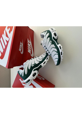 Білі Осінні кросівки чоловічі nike air max plus tn x lacoste найк аір макс тн плюс No Brand