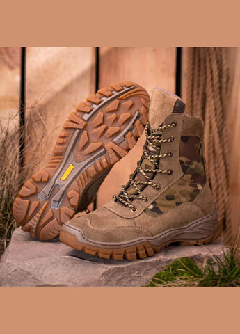 Берцы Мужские Демисезонные Тактические. 36-49р Койот. Натуральная гидрофобная кожа! DSDM-1001 No Brand (301148051)