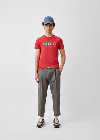 Красная футболка из хлопка slim fit Polo Ralph Lauren