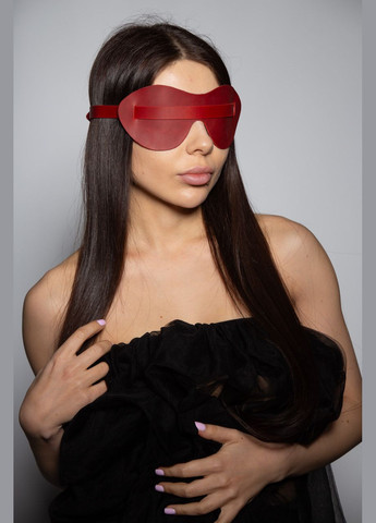 Маска кожаная Blind eyes красная MS5 Edena (307925965)