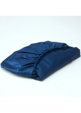 Простирадло на резинці Сатин Premium 120х190х10 см (MS-850003907) Moon&Star Navy Blue (386595376)