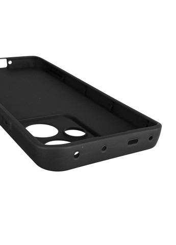 Чохол силіконовий Soft Touch з 3D принтом для Redmi Note 13 Pro Plus 5G чорний (Повний захист камери) Xiaomi (370671508)