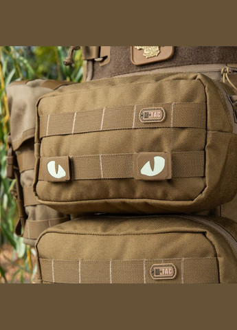 Нашивка Tiger Eyes Laser Cut (пара) Coyote M-TAC (315047114)