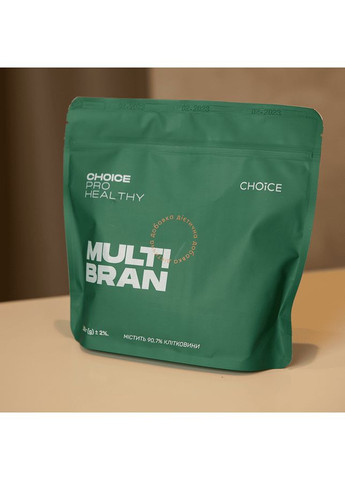 Multi bran мікс клітковини для детоксикації та підтримки імунітету 300 гр Чойс CHOICE (338793142)