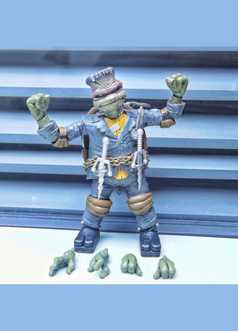 Фігурка Монстр Черепашка Ніндзя Рафаель Франкенштейн Universal Monsters Teenage Mutant Ninja Turtles Raphael 18 см Shantou (296792883)