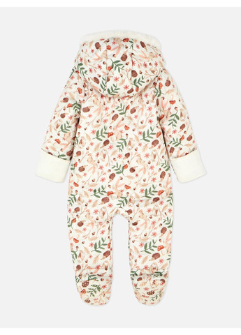 Комбінезон утеплений,молочний в візерунки, Primark (364533016)