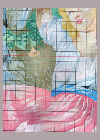 Набір для вишивання за нанесеною на канву схемою "Shepherd girl". AIDA 14CT printed 59*71 см Joy Sunday (313613640)