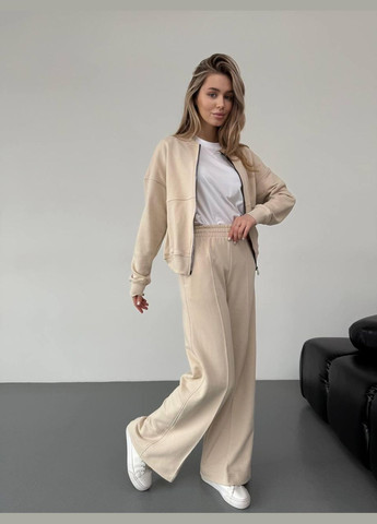 Весенний женский костюм Бежевый No Brand (326842531)