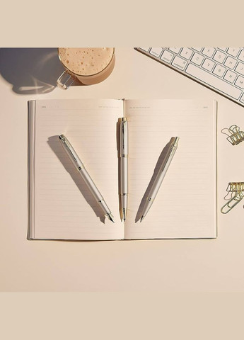 Ручка перья IM 17 Professionals Monochrome Champagne FP F 28 211 Parker (317303259)