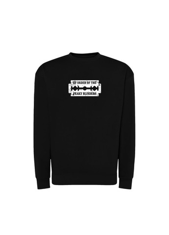 Черный свитшот с принтом "by order of the peaky blinders". острые козырьки (10865827702) ТiШОТКА (365436096)