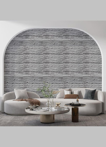 Самоклеящаяся 3D панель под дерево цвета зебры 19600x700x3мм SW-00001475 Sticker Wall (329893803)