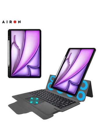 Чехол Premium для IPad Air 13 2024 с интегрированной клавиатурой Black (4822352781232) Airon (323125919)