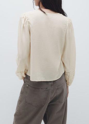 Кремовая блуза H&M