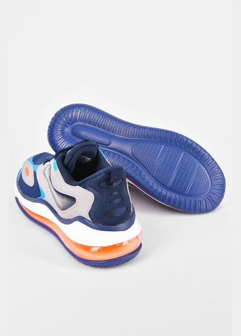 Темно-синій Осінні кросівки чоловічі темно-синього кольору на шнурівці Let's Shop