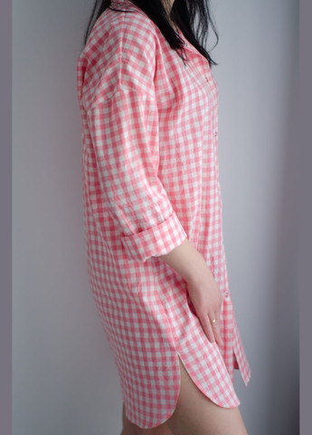 Подовжена піжамна сорочка з вареної бавовни "Зефір" PAPLYK (316323378)