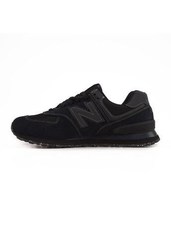 КРОССОВКИ ЖЕНСКИЕ NEW BALANCE 574 V2 FULL BLACK НЬЮ БЕЛАНС 574 No Brand чёрные демисезоны (368888113)