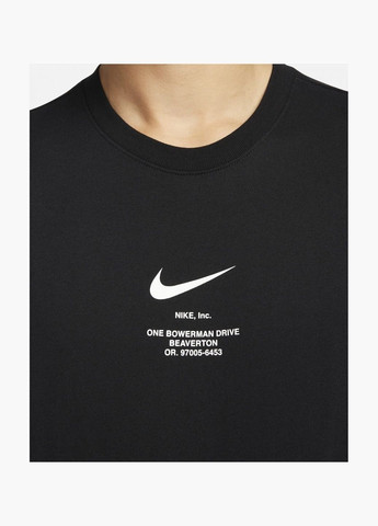 Чорна футболка чоловіча sportswear black dz2881-010 Nike