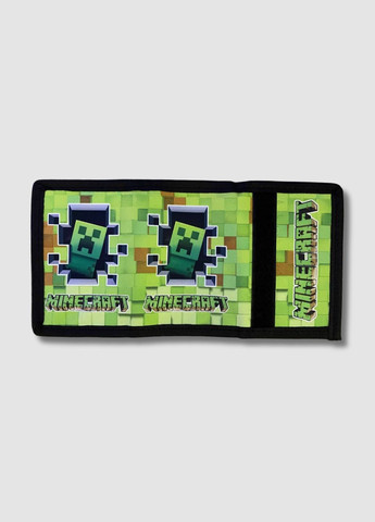 Дитячий гаманець на липучці - Майнкрафт / Minecraft No Brand Дитячій гаманець (370140871)