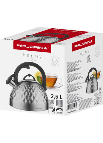 Чайник со свистком 5C0225 FENNY SATIN (2,5л) Florina (360401931)
