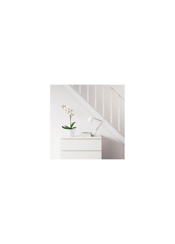 Штучна орхідея в горщику ІКЕА біла IKEA (272150127)