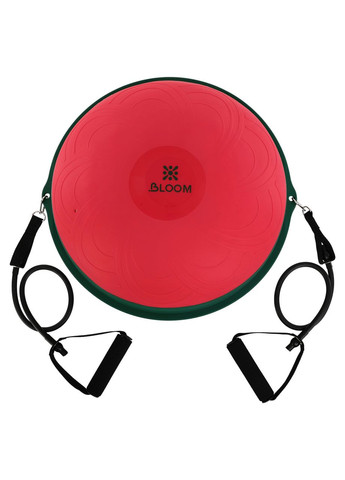 Балансировочная платформа полусфера BOSU с эспандерами BALANCE TRAINER LB7052 (PVC, h-14см, d-47см, ) Bloom (361434822)