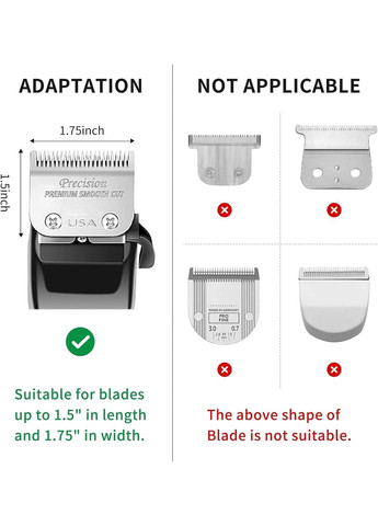 Насадки на машинку для стрижки Wahl/Surker 6 шт чорний Yinke Amazon (361319513)