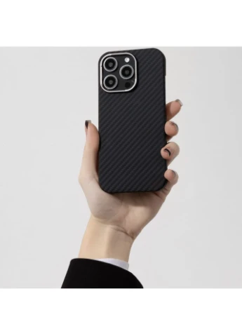 Чохол Carbon Slim with Magnetic Ring iPhone 13 Pro Max Black Proove (377995249)