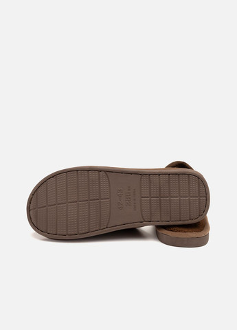 Коричневые мужские домашние тапочки цвет коричневый цб-00265088 No Brand