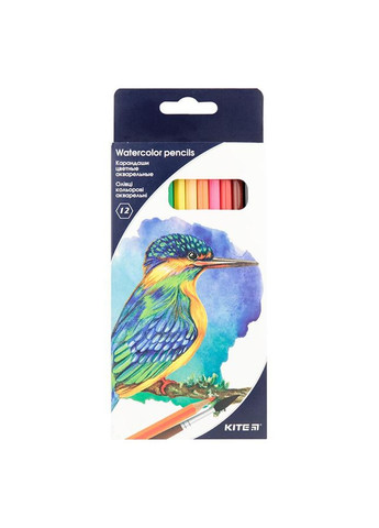 Цветные карандаши акварельные - "Птицы" цвет разноцветный ЦБ-00081295 Kite (282743854)