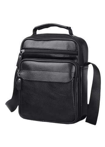 Чоловіча шкіряна барсетка через плече з ручкою чорна Bx-66503 Bexhill (330795376)
