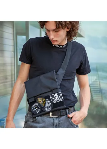 Сумка Месенджер Тактична Чоловіча З Кобурою Cordura Тканина 3 Кишені Патч-панель Seli No Brand (392706911)