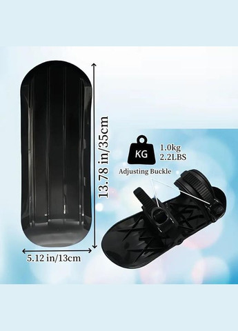 Міні лижі з фіксаторами для ніг К3 iCamp лижне взуття (R051284) No Brand (349844153)