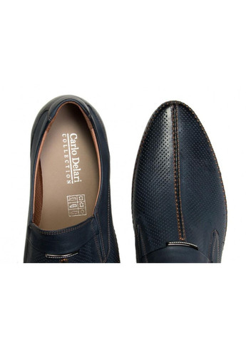 Темно-синие туфли 7162004 цвет тёмно-синий Carlo Delari