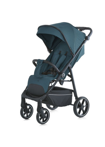 Коляска дитяча FIJI Lagoon Blue прогулянкова з москітною сіткою та чохлом на ніжки Зелена (ME 1113-2) El Camino (334003774)