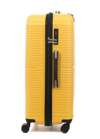 Набор чемоданов Франция (L M S-3шт) полипропилен жёлтый/ 291 WORLDLINE (324802311)