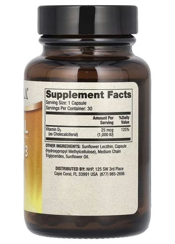 Liposomal Vitamin D, 1000 IU 30 Caps MCL-01732 Dr. Mercola (365958974)