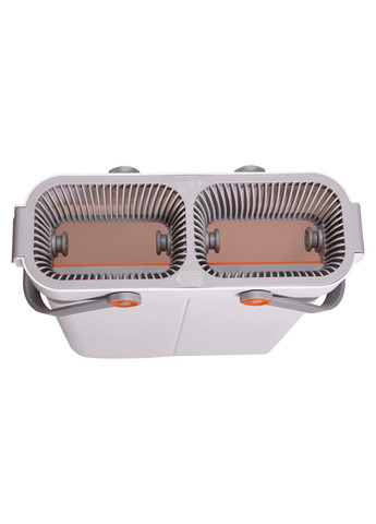 Комплект для уборки швабра+ведро с 2 отсеками. No Brand (364907283)