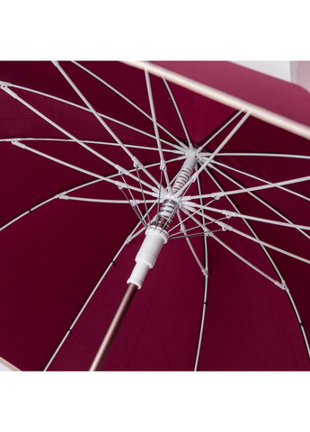 Красный классический зонт-трость с чехлом полуавтомат из полиэстера прочный надежный 12 спиц диаметр 120 см hp-23-16r Yiwu (370675574)