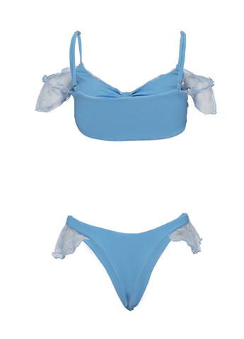 Блакитний літній купальник No Brand