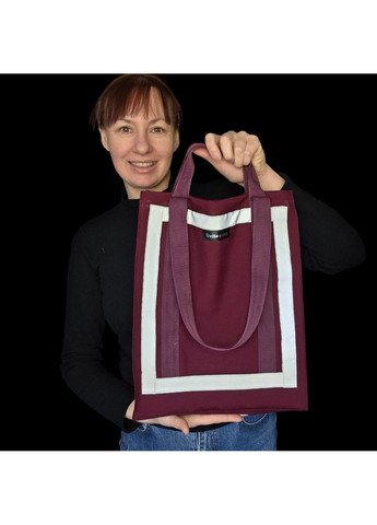 Сумка шопер Svitashka Вишневый Габардин No Brand (319859625)