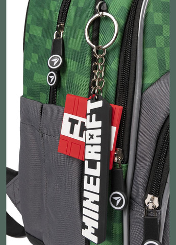 Напівкаркасний рюкзак Minecraft колір зелений ЦБ-00254100 Yes (296287008)