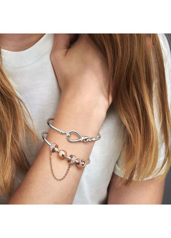 Срібний браслет Пандора бангл 580713 Kabluchka (355346593)