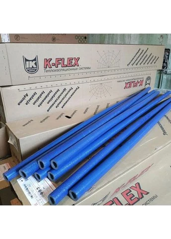 Изоляция для труб 06x028-2 РЕ BLUE из вспененного полиэтилена (060282118PE0CB) K-Flex (388256745)