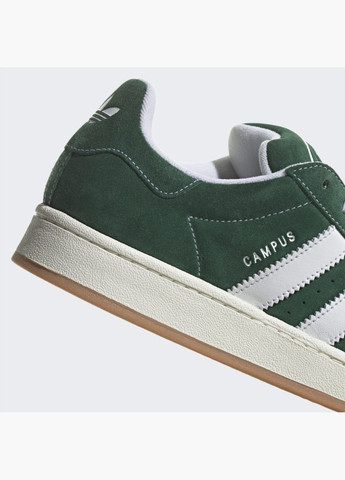 Зелені всесезонні кросівки унісекс campus 00s vert/beige green h03472 adidas
