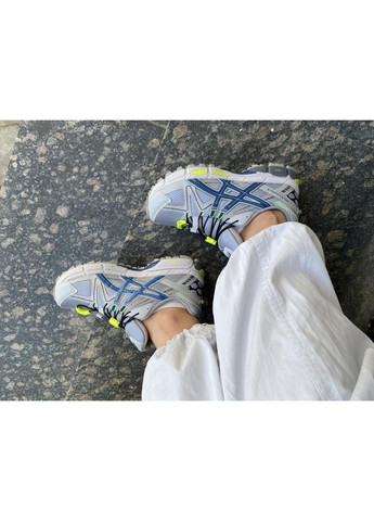 КРОССОВКИ ЖЕНСКИЕ ASICS GEL-KAHANA 8 GREY BLUE АСИКС ГЕЛЬ КАХАНО No Brand серые демисезоны (367176041)