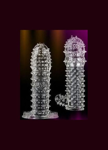 Насадка на член із пухирцями. В наявності два типи. No Brand (340914693)