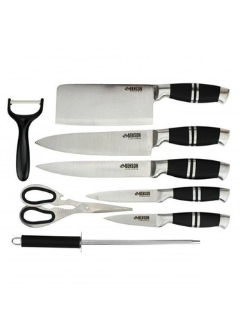 Набір ножів BN-402 9 предметів Benson комбінований,