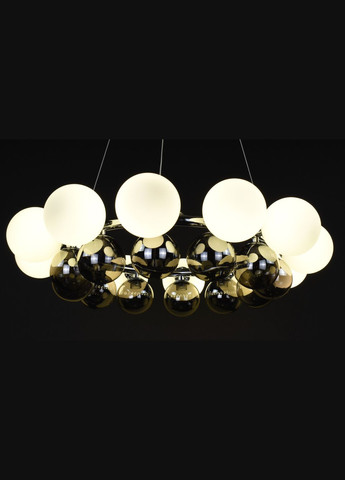 Люстра підвісна на 12 лампочок 27909 Хром 25-160х62х62 см. Sunnysky (364493732)