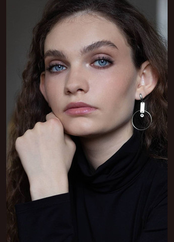 Серебряные серьги (4989) IRIJ (331016953)