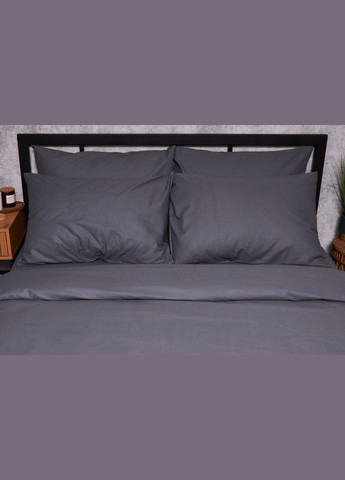 Комплект постельного белья Бязь Gold Люкс King Size 220x240 наволочки 2х50х70 (MS-820003186) Moon&Star Dark Blue (288044127)